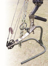HME Lightweight Durable Portable 360-Degree Rotating Tool-Free Setup Archer's Practice Bow Stand with Arrow Ring Included