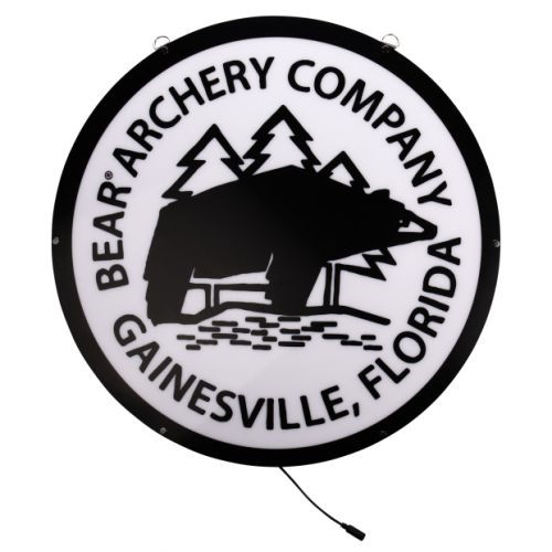 Bear Archery Classic Retro Logo LED Sign