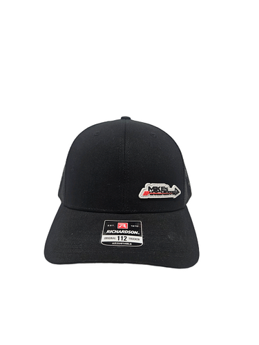 Mike's Archery Logo Silicon Patch Richardson 112 Hat (Black)