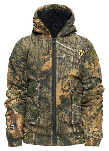 Blocker Outdoors Shield Series Youth Commander Jacket Size Large Mossy Oak Country DNA