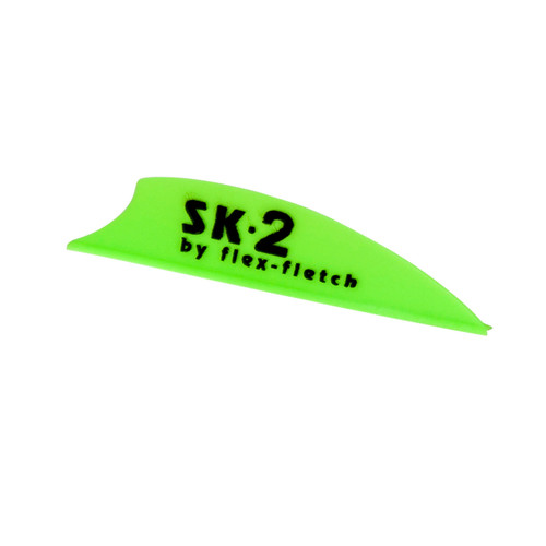 FLEX FLETCH SK2 HUNTING AND 3D VANE COSMIC GREEN 39CT