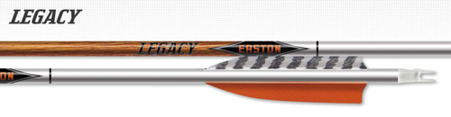 Easton Carbon Legacy 340 w/ 4" Feathers  (6pk)