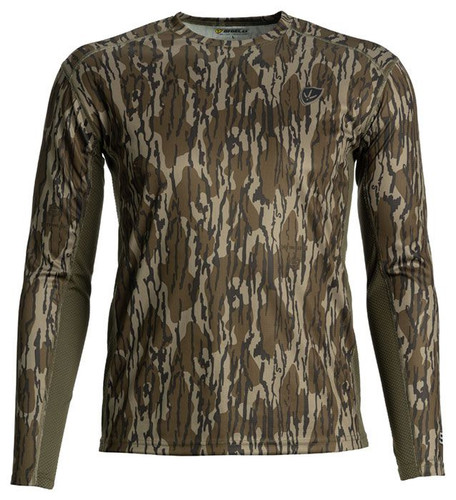 Blocker Outdoors Shield Series Finisher Turkey Performance Long Sleeve Tee Bottomlands Small