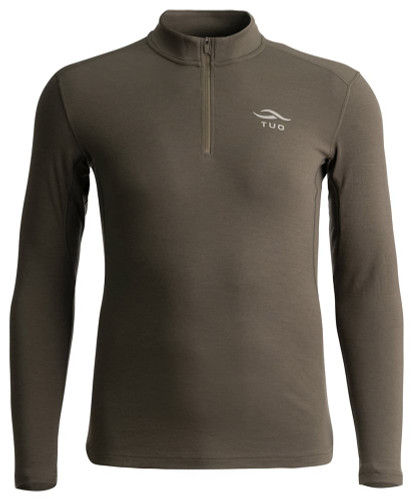 TUO Kinetic Merino 250 1/4 Zip Shirt Deadfall Large