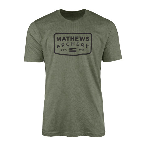 Mathews Green Emblem Tee 2X-Large