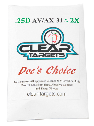 Axcel AV31 Clear Target Doc's Choice Lens