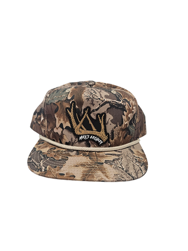 Mike's Archery Logo Silicon Antler Patch Richardson 256P Rope Hat (Realtree Advantage)
