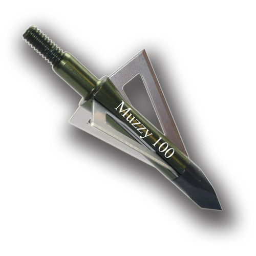 Muzzy 3 Blade Fixed Blade Broadhead 6 Pack 100 Grain Model# 225