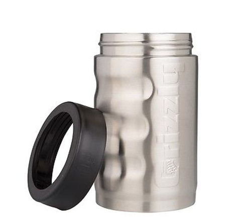 Grizzly Grip Can Vacuum Insulated Brushed Stainless Steel