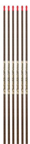 Victory Archery CarbonTrad Sport 550 Spine Shafts with Inserts and Nocks 12 Pack