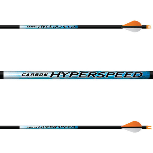 Easton Archery Hyperspeed 400 Spine 2 " Fletched Arrow 1/2 Dozen