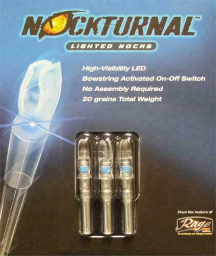 Nockturnal Gold Tip Blue Nocks 3 Pack NT-114