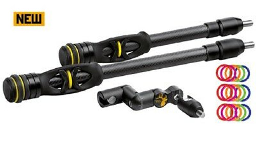 Trophy Ridge Hitman 10" and 12" Stabilizer Black with Sidemount Disconnect