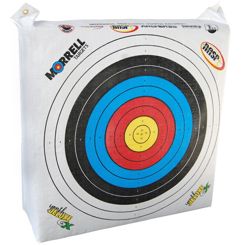 BIGSHOT Bogenschieß-Zielscheibe Iron Man – Stoppt Pfeile Bis 500 FPS, 61 Cm, Weiß/schwarz