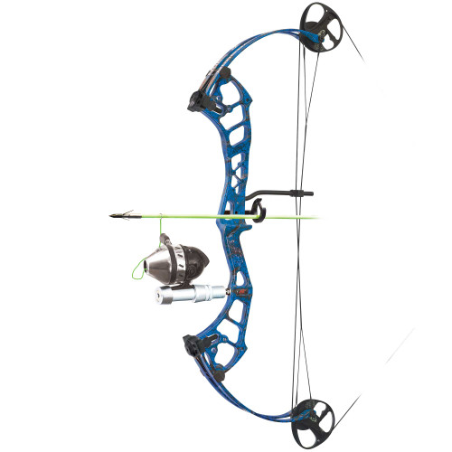 PSE Mudd Dawg Bowfishing Package 30-40# RH DK Blue w/ Cajun Kit - Mike's  Archery