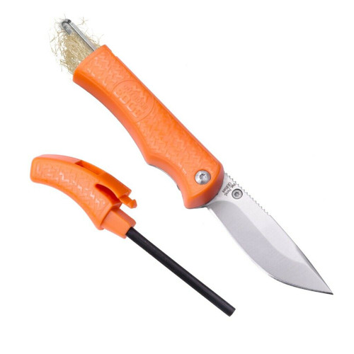 OUTDOOR EDGE IG-23C Ignitro Survival Knife with Fire Starter & Whistle