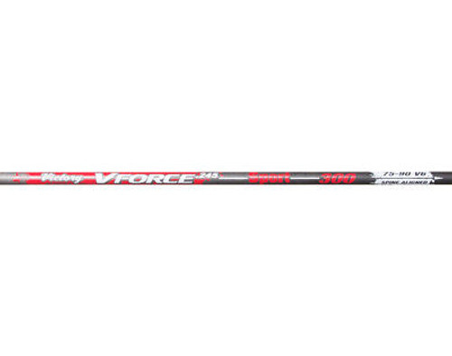 Victory Archery VForce 350 Sport Shafts Black w/ Nocks and Inserts (12 Pk)