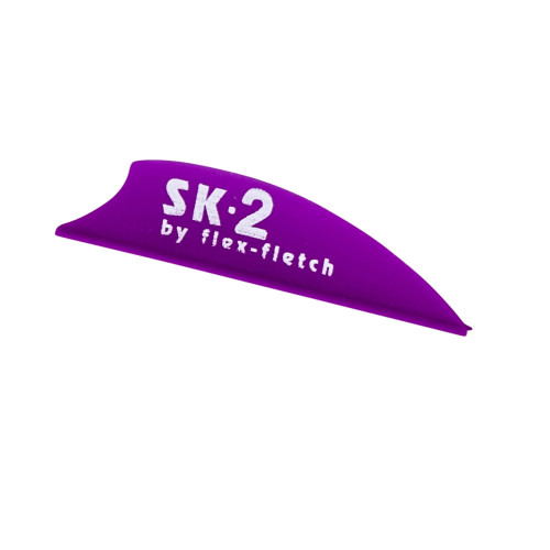 FLEX FLETCH SK2 HUNTING AND 3D VANE PURPLE 100CT