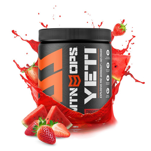 Mtn Ops YETI Tigers Blood Explosive Pre-Workout 30 Scoops