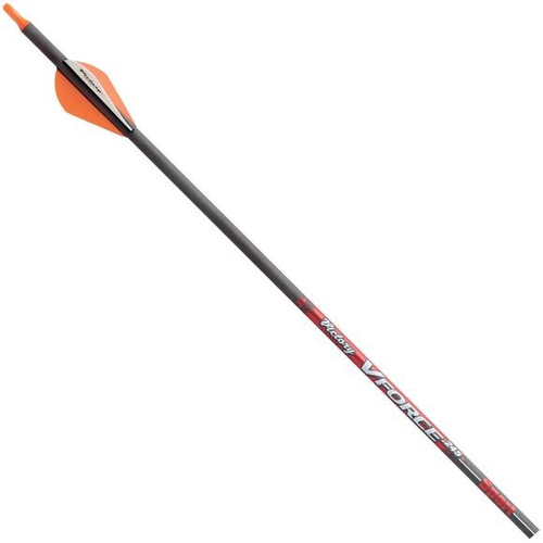 Victory Archery Vforce Sport Fletched Arrows 400 Spine .245 Diameter 6 Pack