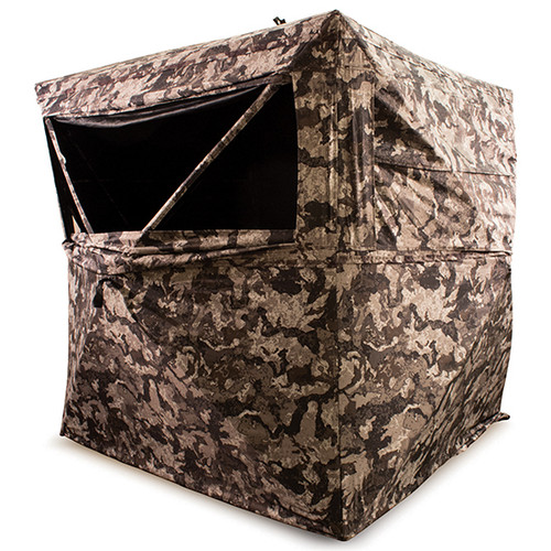 HME 3 Person Hub Ground Blind Cervidae Camo