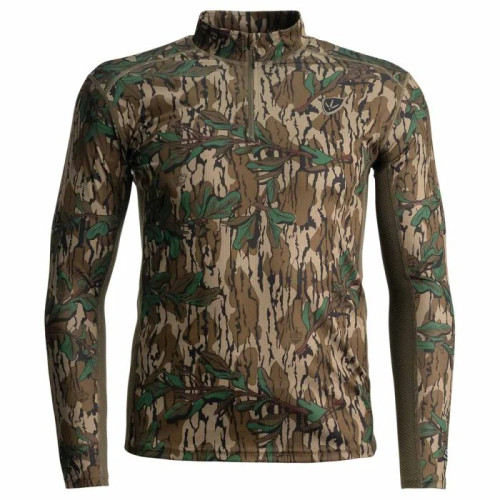 Blocker Outdoors Shield Series Finisher Turkey 1/4 Zip Performance Long Sleeve Tee Greenleaf 3XL