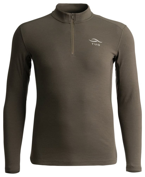 TUO Kinetic Merino 250 1/4 Zip Shirt Deadfall Medium