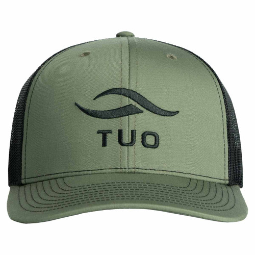 TUO Trucker Logo Brand Hat Loden OSFM
