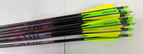 Easton Axis Junior Arrows w/ 4'' Vanes (6pk)