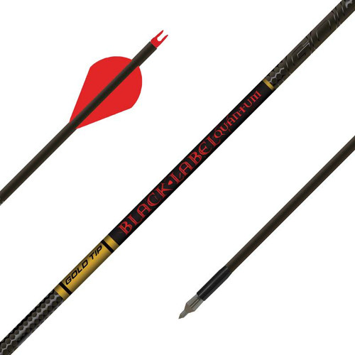 Gold Tip Black Label Quantum 300 w/ 2.71'' Vanes (6pk)