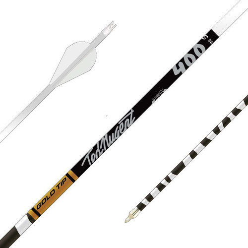 Gold Tip Ted Nugent White 400 Spine Shafts (Dozen)