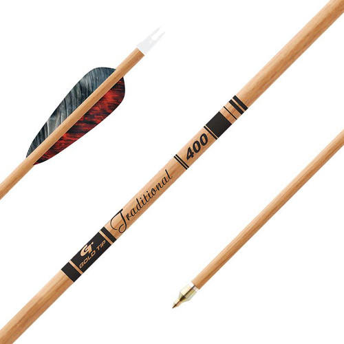 Gold Tip Traditional 600 Spine Shafts (Dozen)