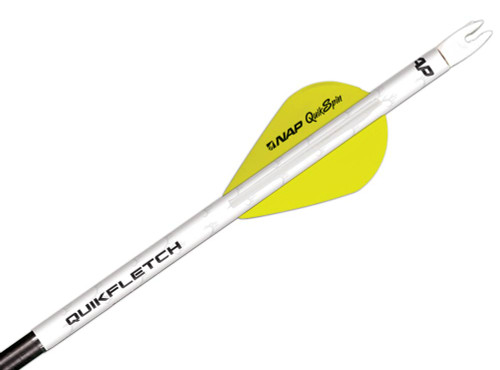 NAP Quick Fletch White/Yellow 2'' (6pk)