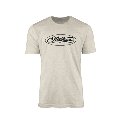 Mathews Archery Classic Logo Tee Tan Large