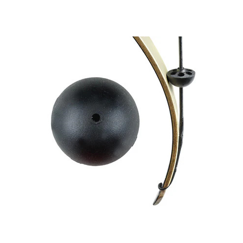 Pine Ridge Brush Buttons Black (2 Pack)