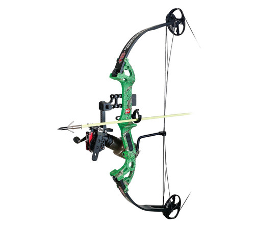 PSE Discovery 2 Bowfishing Cajun Kit RH Green