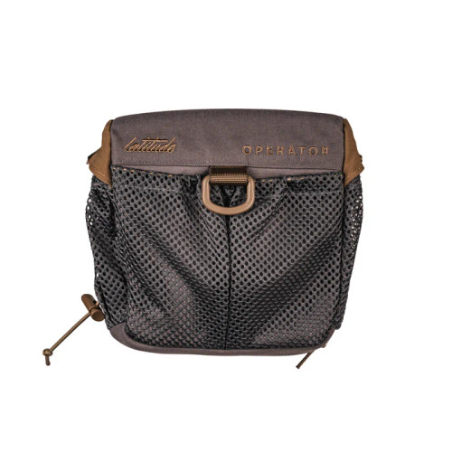 Latitude Operator Saddle Pouch -Gray