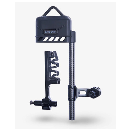 Hoyt Carbon Superlite 2pc 4 Arrow Quiver Black