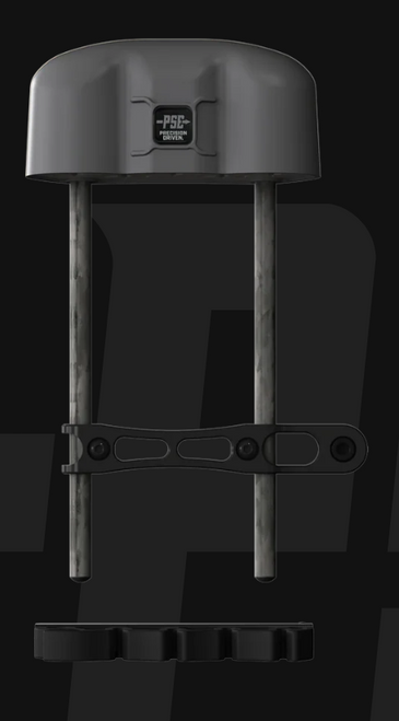 PSE 2 Piece CGM Mount 5 Arrow Charcoal Quiver