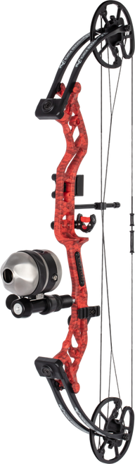 Cajun Sucker Punch Pro Red Bowfishing RTF Reclaim Reel Package