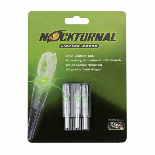 Nockturnal Green Lighted X Nocks Model# NT-505