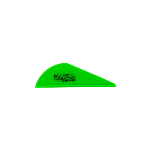 Bohning Mini Blazer Archery Vane (100-Pack), Neon Green