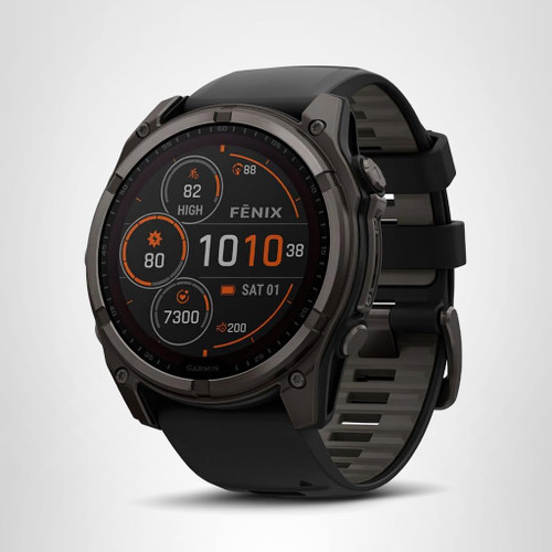 Fenix 8 51mm Saph Solar Crbn Gry Watch