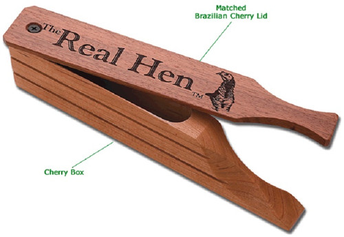 WoodHaven Custom Calls Real Hen Cherry Turkey Box Call Model# WH045