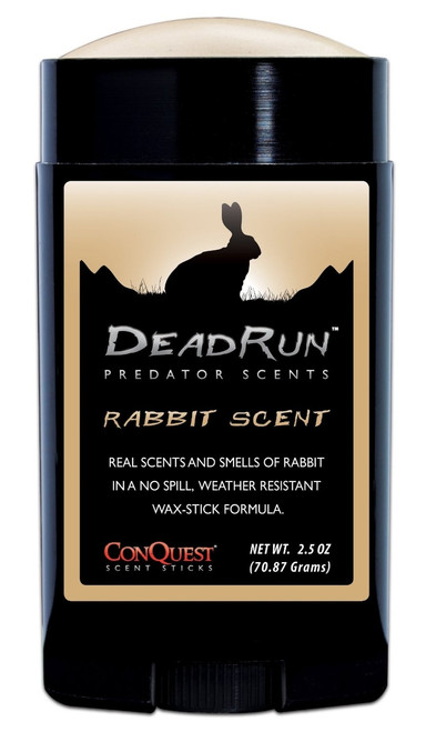 ConQuest Scents Dead Run Rabbit Predator Scent Stick 2.5 oz Model# 1504