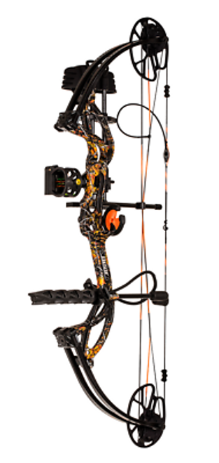 Bear Archery Cruzer G2 RTH 5-70# RH Moonshine Wildfire w/ Arrows & Release