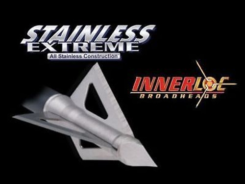 Innerloc Stainless Extreme Fixed 3 blade Broadheads 125gr