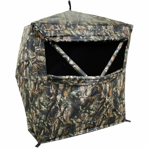 HME Products 2-Person Pop-Up Hunting Ground Blind Camo