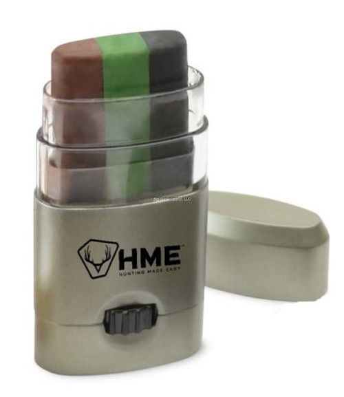 HME 3 Color Camo Face Stick Mess Free Application