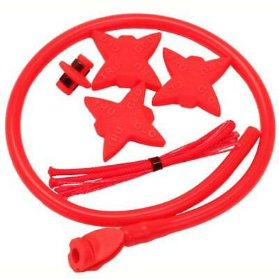 TruGlo Archery Bow Accessory Kit Red w/ Peep Loop Kisser Silencers TG601B